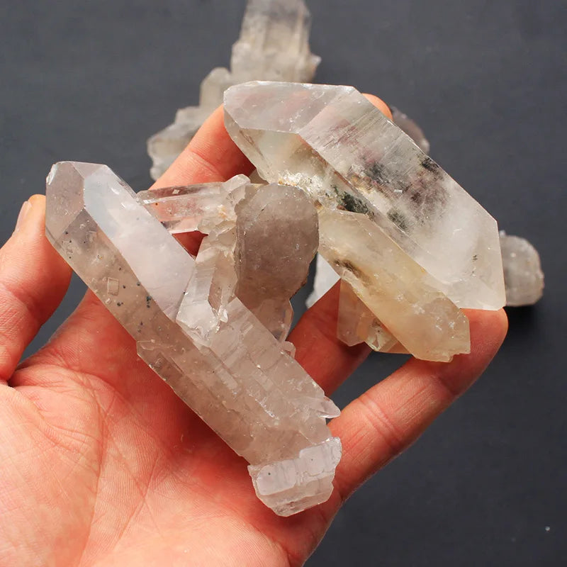4PCS Clear Quartz Crystal